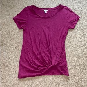 Purple t shirt